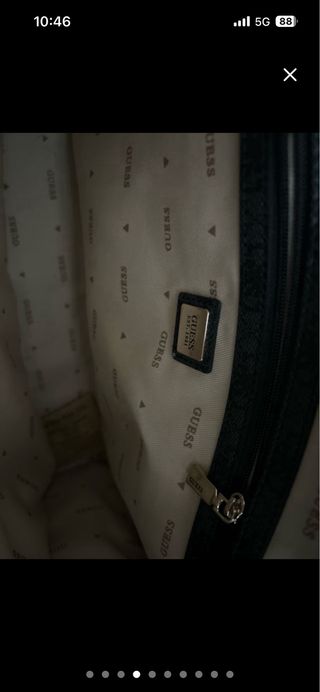 Bolso Guess Negro Monogram