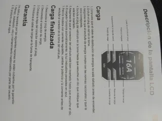 Manual Cargador Portátil Coche Eléctrico