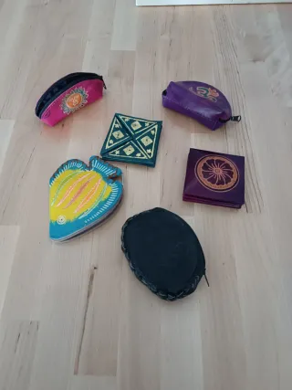 Monederos de piel varios diseños