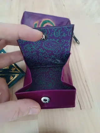 Monederos de piel varios diseños