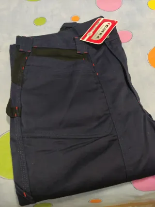 Pantalón de trabajo COFRA azul talla L