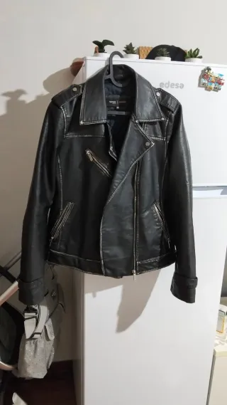 Chaqueta Biker Mujer Negra