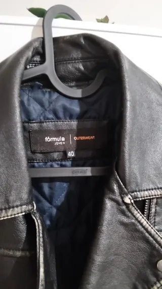 Chaqueta Biker Mujer Negra