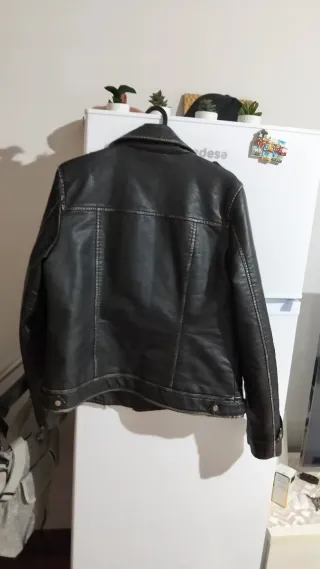 Chaqueta Biker Mujer Negra