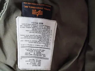 Chaqueta M65 Alpha Industries Verde Oliva