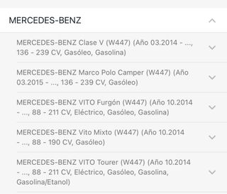 Faro delantero Hella mercedes vito/viano w 447