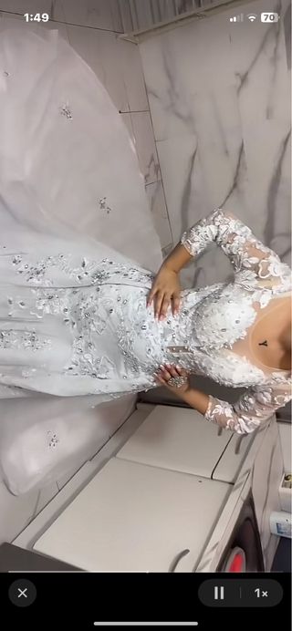 Vestido de Novia Gitana Blanco