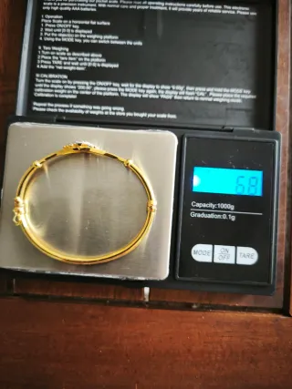 Esclava Oro y Diamantes