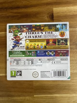 PRECINTADO Zelda Tri Force Heroes 3DS