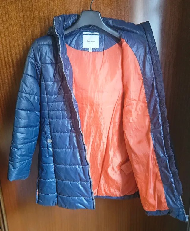 Plumas Pepe Jeans niña azul marino 12 años.