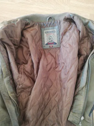 Cazadora Moto Retro Negra y Gris