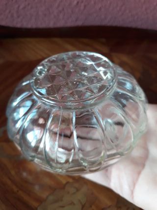 Pieza cristal Art Déco lámpara