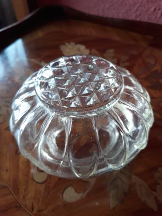 Pieza cristal Art Déco lámpara