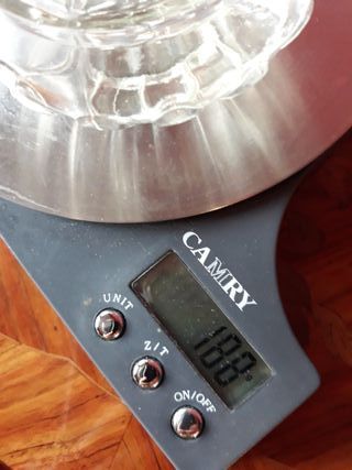 Pieza cristal Art Déco lámpara