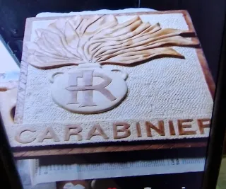 Scultura Carabinieri in pietra