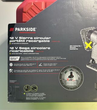 Sierra Circular Parkside 12V Recargable