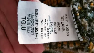 Cappotto donna fantasia multicolor