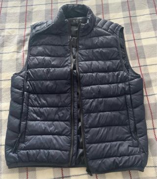 Chaleco acolchado azul T. M