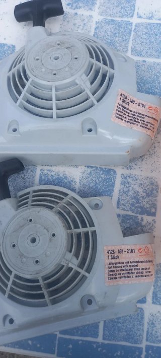 Arrancadores STIHL. 4128-080-2101 y 4148-190-4001.