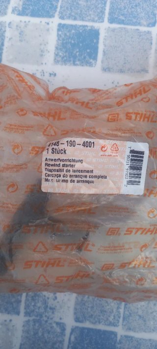 Arrancadores STIHL. 4128-080-2101 y 4148-190-4001.