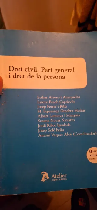 Derecho Civil I Parte General y Derecho de la P...