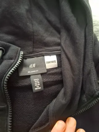 Sudadera Fortnite Negra Talla XL