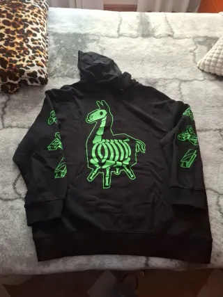 Sudadera Fortnite Negra Talla XL