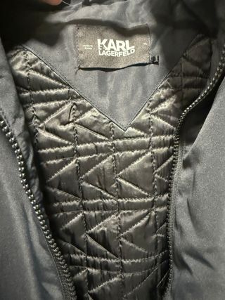 Chaqueta Karl Lagerfeld Mujer Negra Nueva