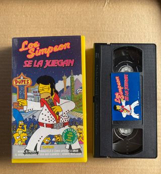 VHS Los Simpson Se la Juegan