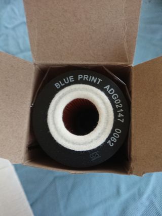 Filtro olio blue print