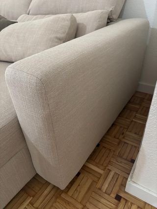 Divano Chaise Longue Beige 3 Posti IKEA