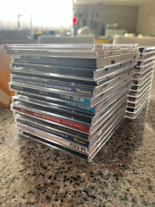 Pack 25 cajas de CD vacías