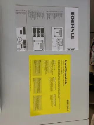 Báscula de peso Soehnle