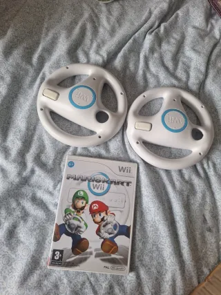 2 Volantes + Mario Kart Wii