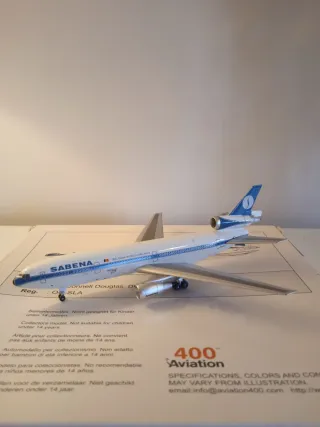 Maqueta Avión Sabena DC-10 1:400