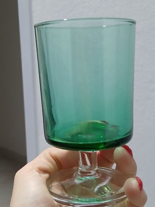 Set 5 Bicchieri Vintage Verdi