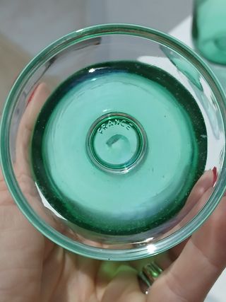 Set 5 Bicchieri Vintage Verdi