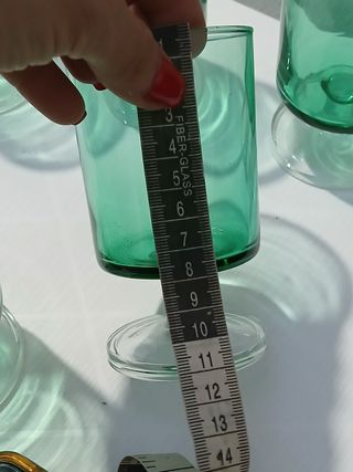 Set 5 Bicchieri Vintage Verdi