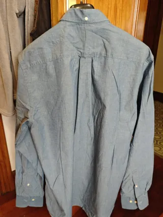 Camisa Gant Azul Hombre