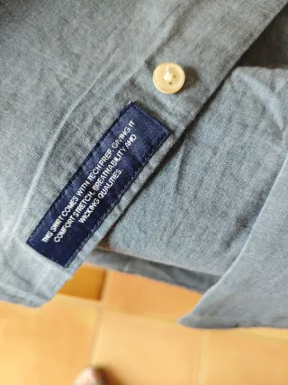 Camisa Gant Azul Hombre