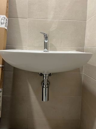 Lavabo de baño Strohm blanco
