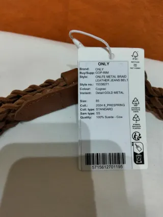 Cintura intrecciata ONLY donna 101 cm