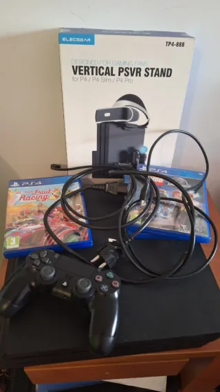 PS4 Pro + 3 Juegos + Soporte Vertical