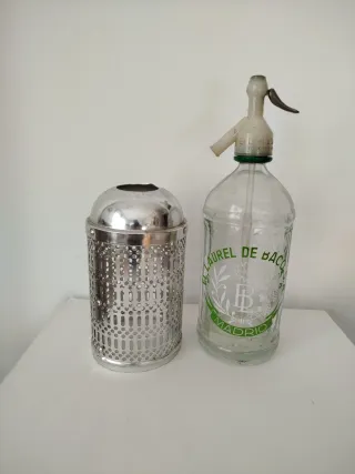 Sifón Antiguo Laurel de Baco con Protector