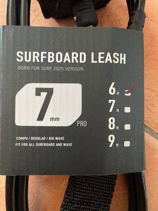 Leash Dakine de 6 pies para tabla de surf