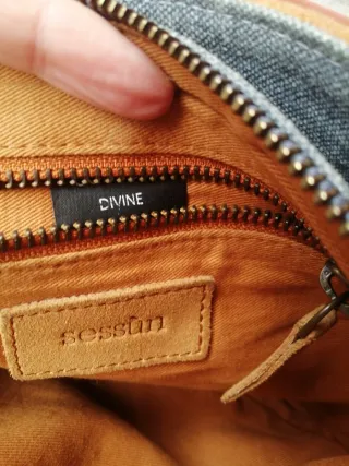 Bolso Sessun Beige y Marrón