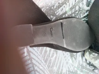 Botines Verano Mujer Talla 39 Negro/Plata