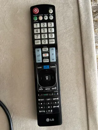 Televisión LG Negra