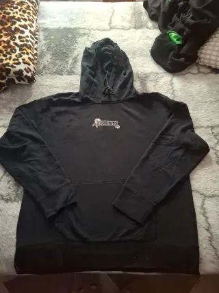 Sudadera Hollister Negra Talla XL