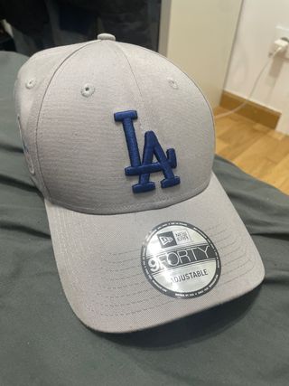 Gorra New Era LA Ajustable Gris/Azul